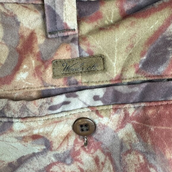 Woolrich Mossy Oak Pants Men M Camo Hunting Saddlecloth Cargo Waist Straps - Picture 8 of 13